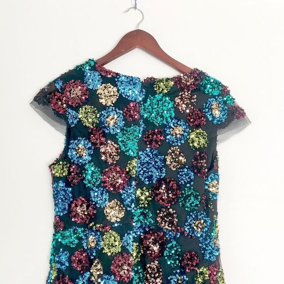 Anthropologie Eva Franco Sequined Midi Dress Size 8 NWT - Picture 14 of 15